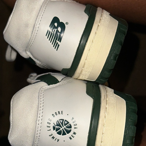 Aimee Leon Dore New Balance 550 Green/Cream - Picture 10 of 10